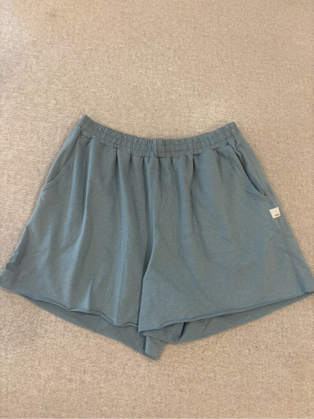Vuori Relaxed Pull-On Athletic Shorts in Slate Blue